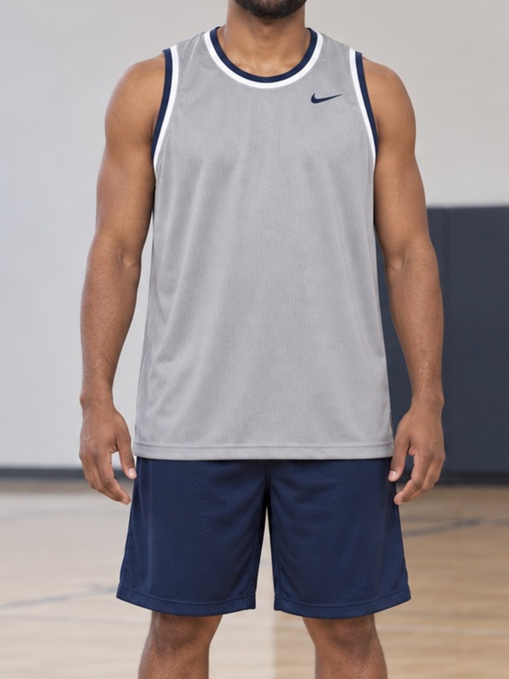Nike Dri-FIT Classic Men's Training Basketball Jersey Striped Ribbing | 3XL